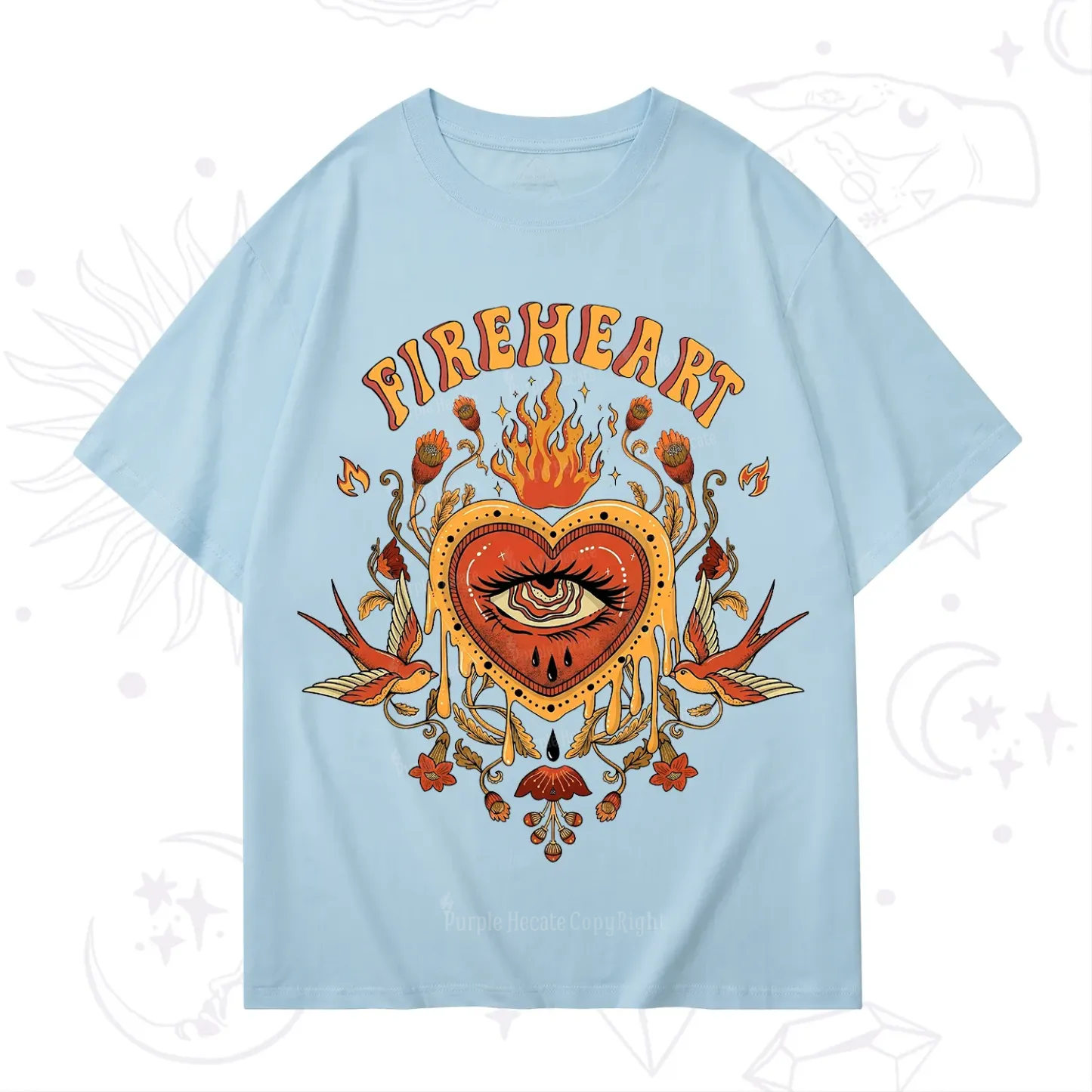 Purplehecate Fireheart T-Shirt