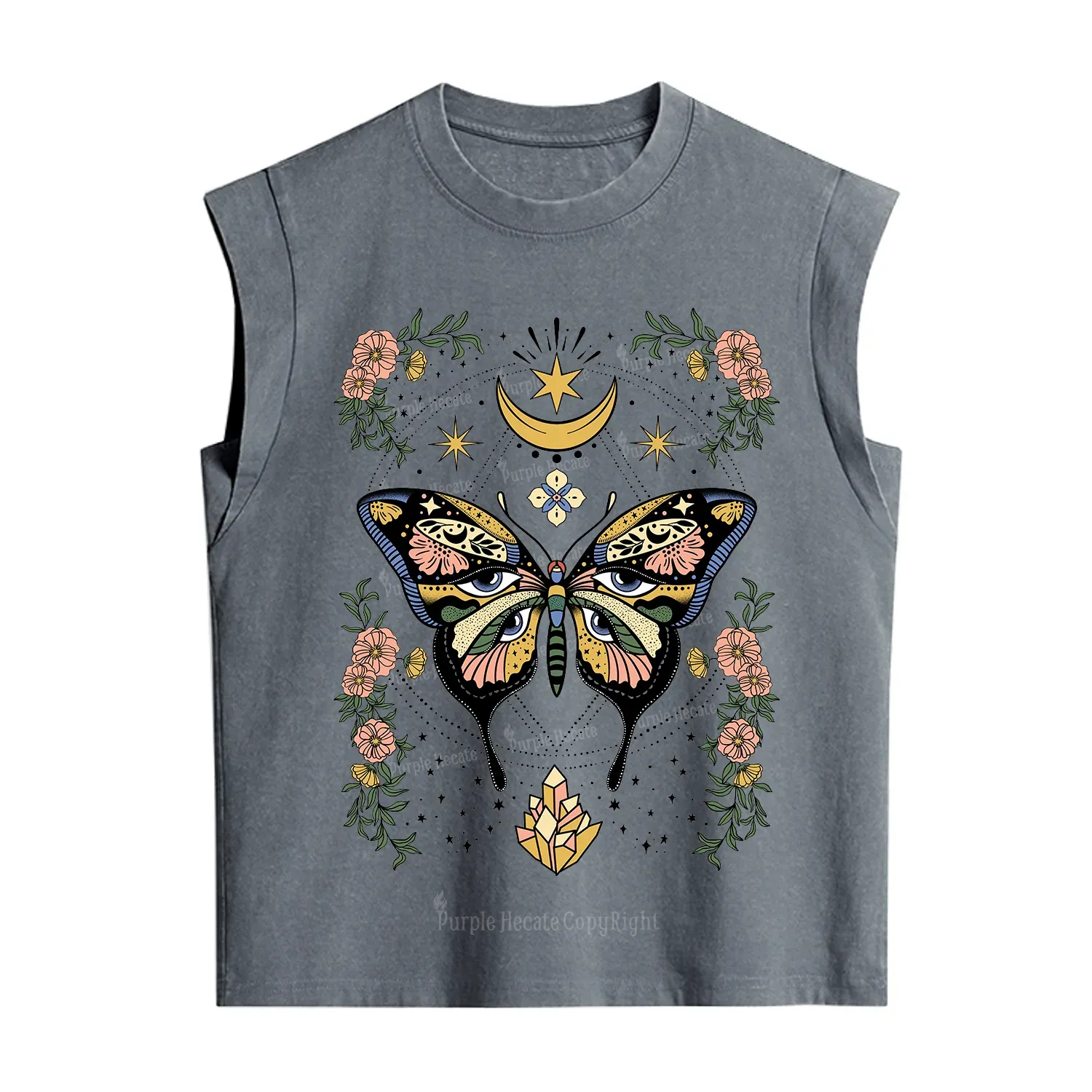 Purplehecate I Am Opening Vintage Washed Tank