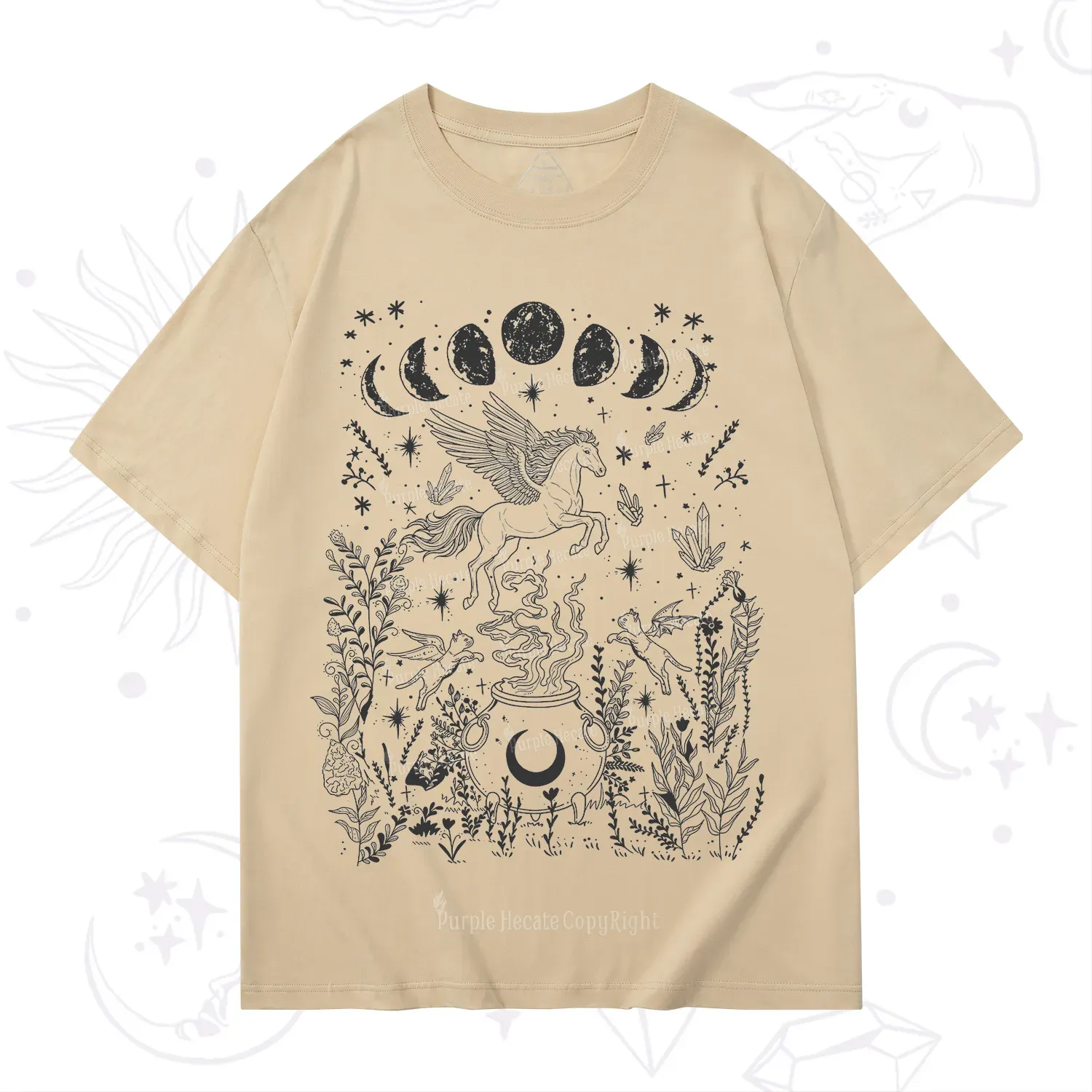 Purplehecate Celestial Pegasus T-Shirt