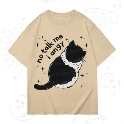 Purplehecate No Talk Me Im Angy Cat T-Shirt