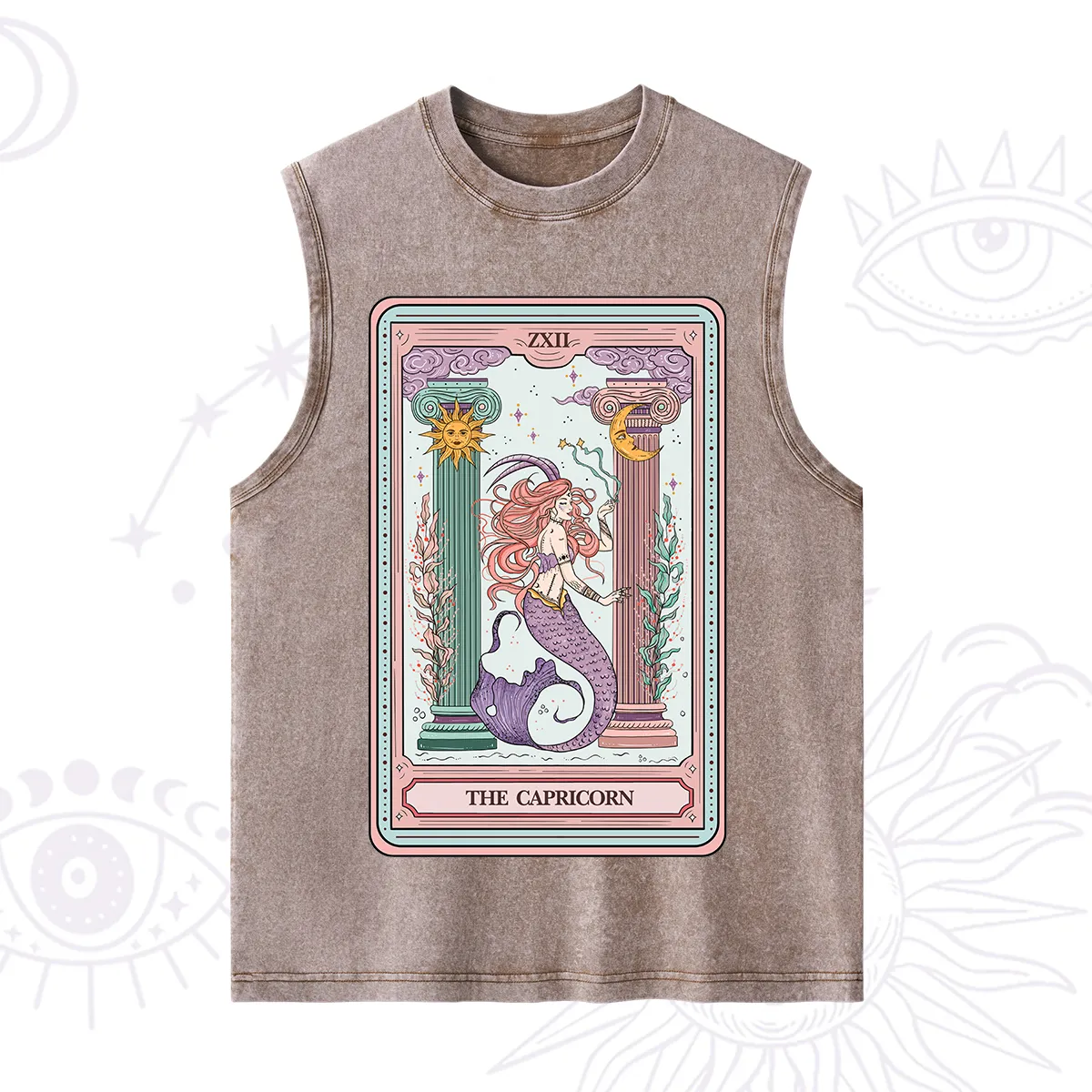 Purplehecate The Capricorn Goddess Tarot Washed Tank