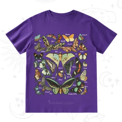 Purplehecate Vintage Butterfly & Moth T-Shirt