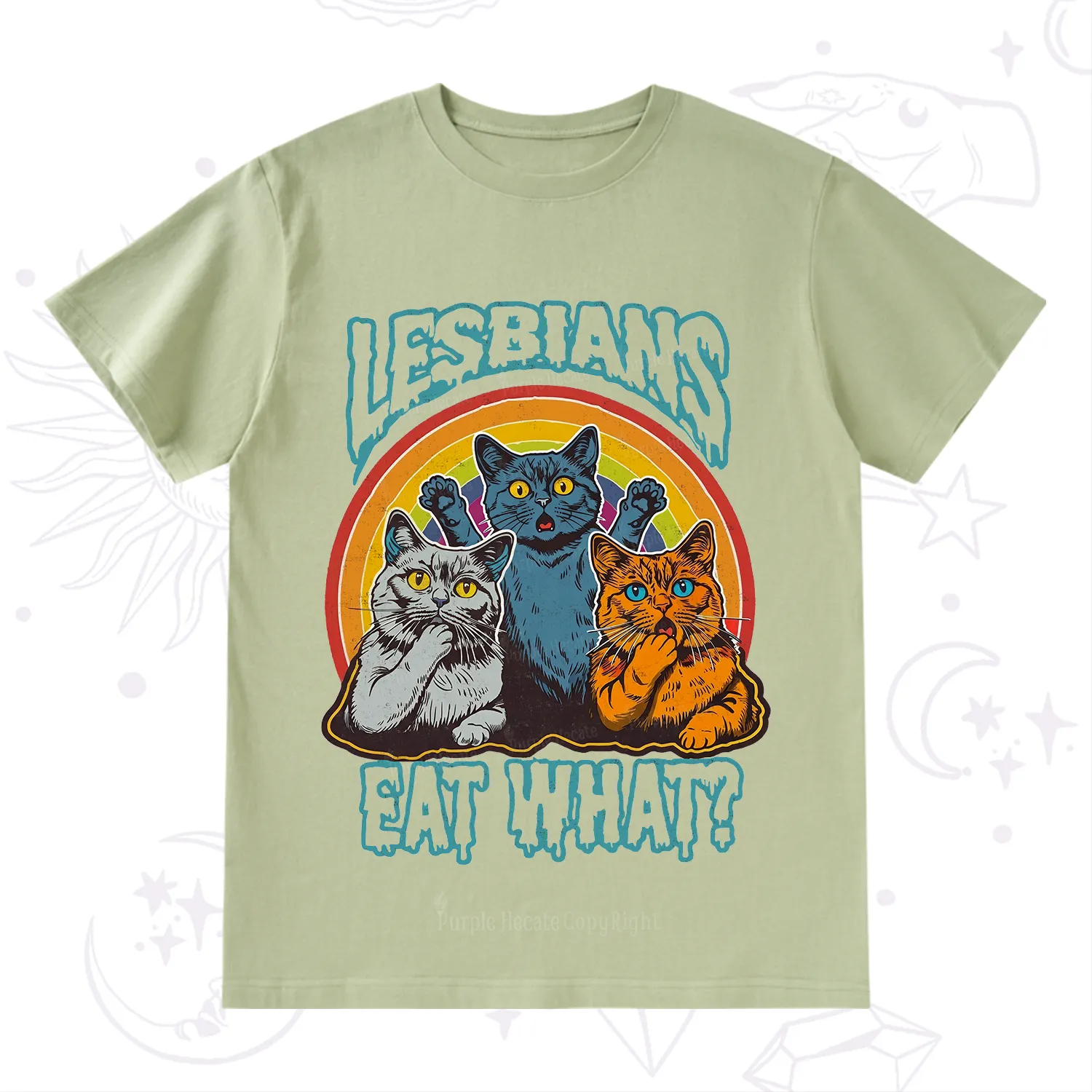 Purplehecate Lesbians eat what T-Shirt