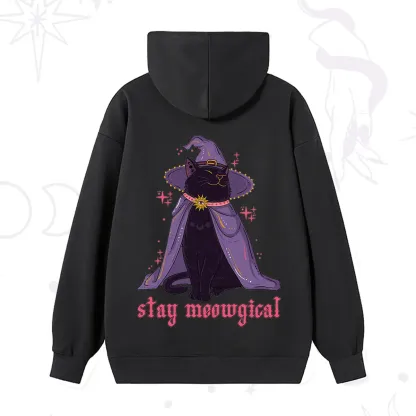 Purplehecate Stay Meowgical Cat Hoodie