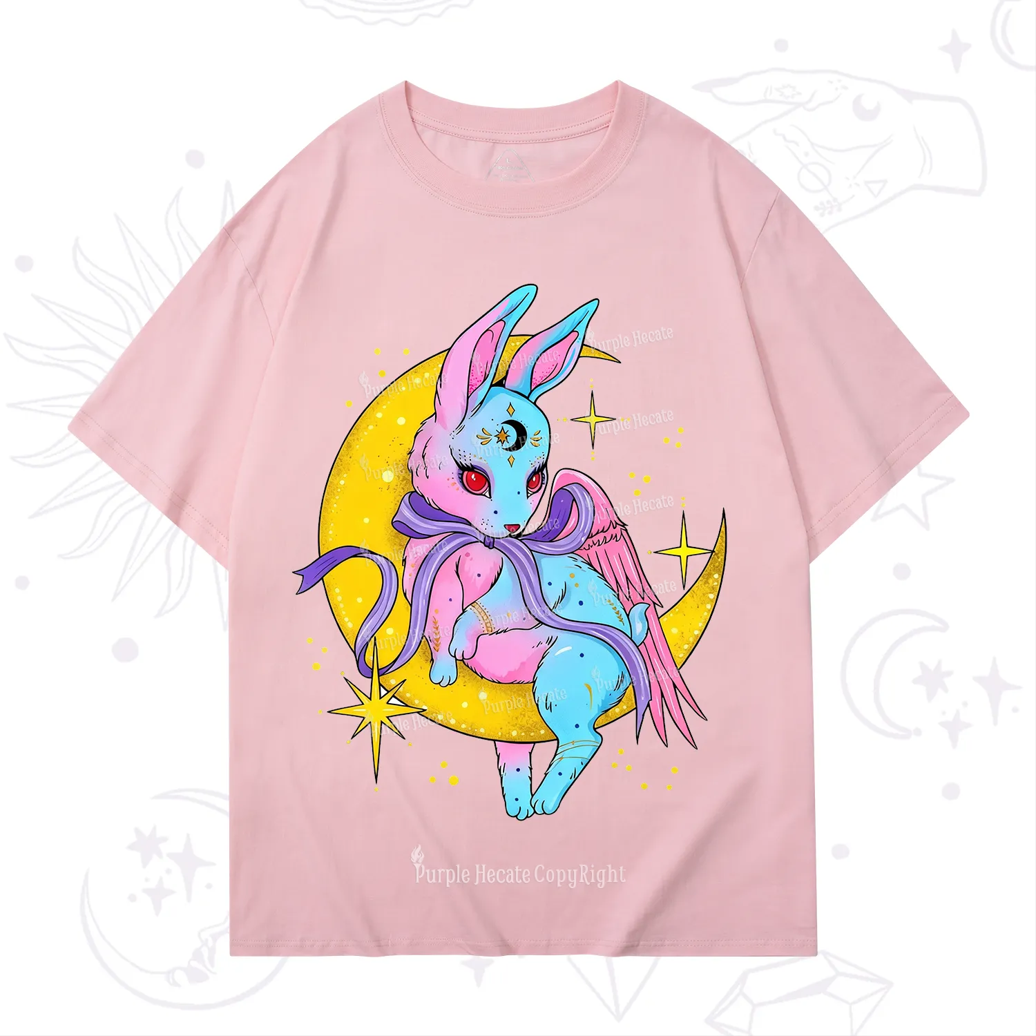 Purplehecate Moonlit Dream Bunny T-Shirt