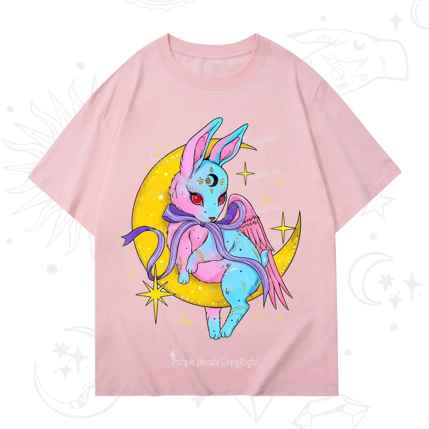 Purplehecate Moonlit Dream Bunny T-Shirt