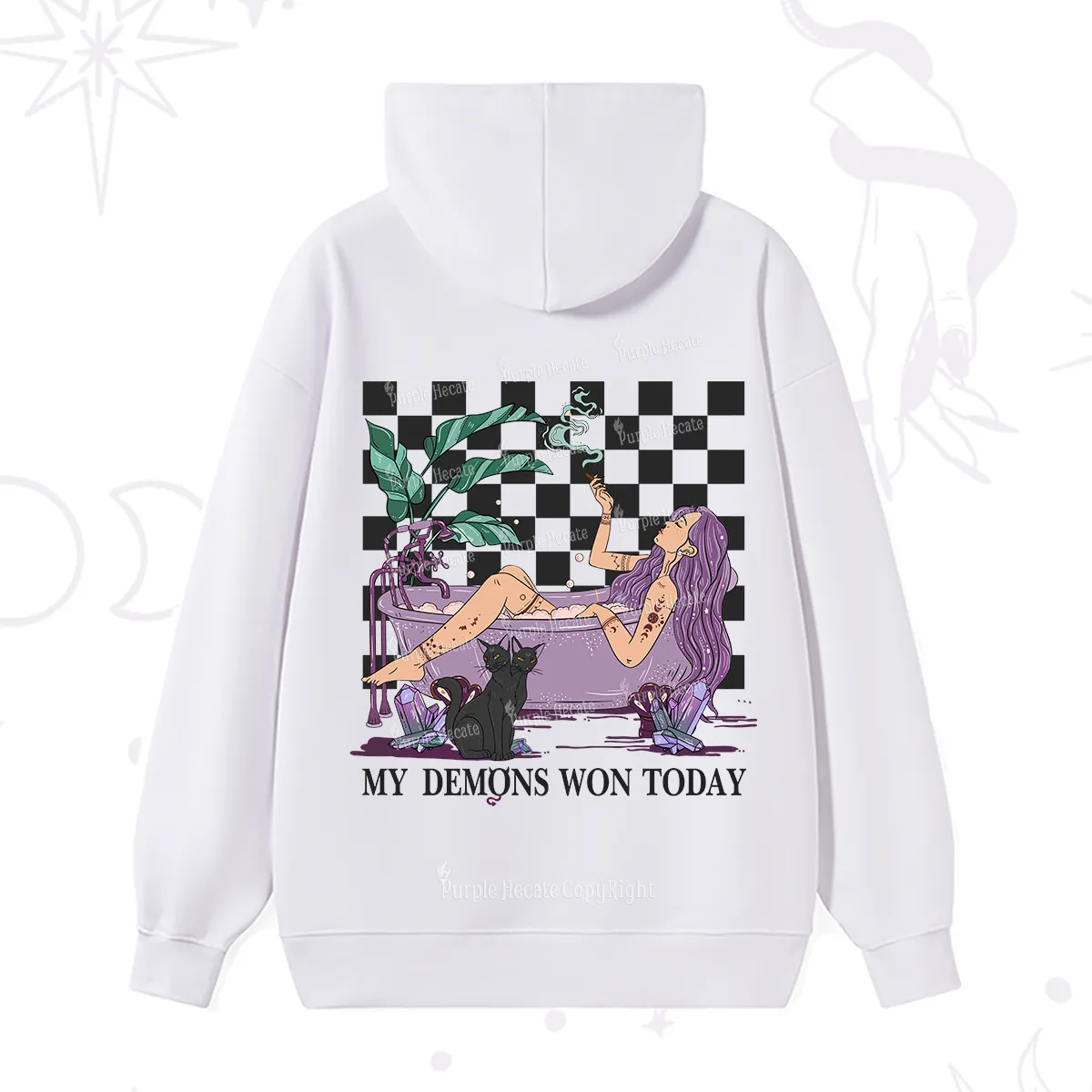 Purplehecate My Demons Won Today Hoodie