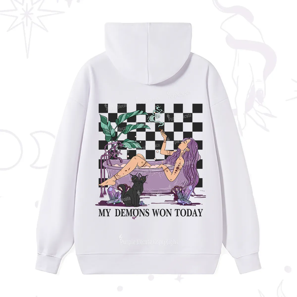 Purplehecate My Demons Won Today Hoodie