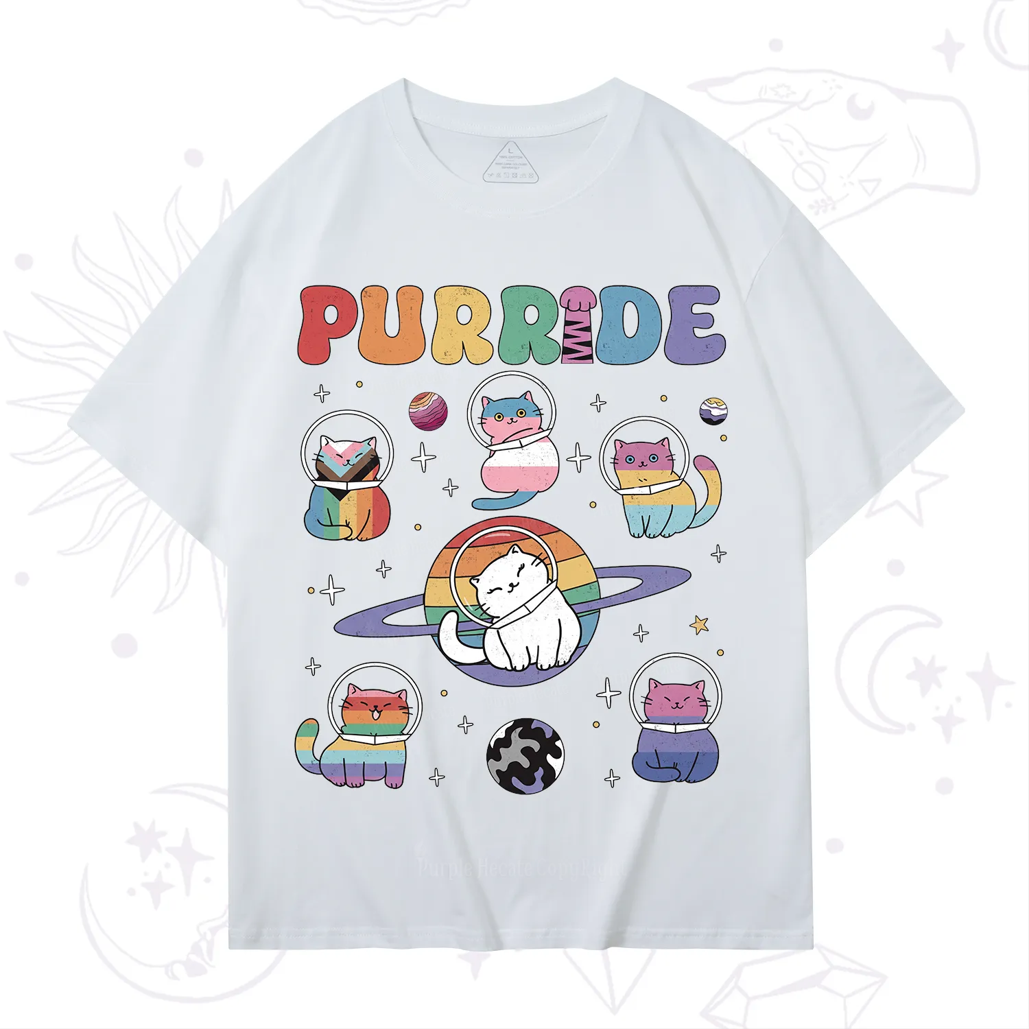 Purplehecate Purride Cat T-Shirt