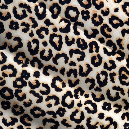 Purplehecate Feral Eyes Leopard Wide Straps Maxi Dress