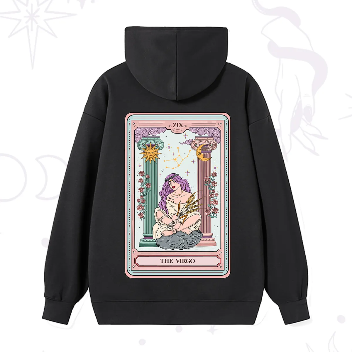 Purplehecate The Virgo Goddess Tarot Hoodie