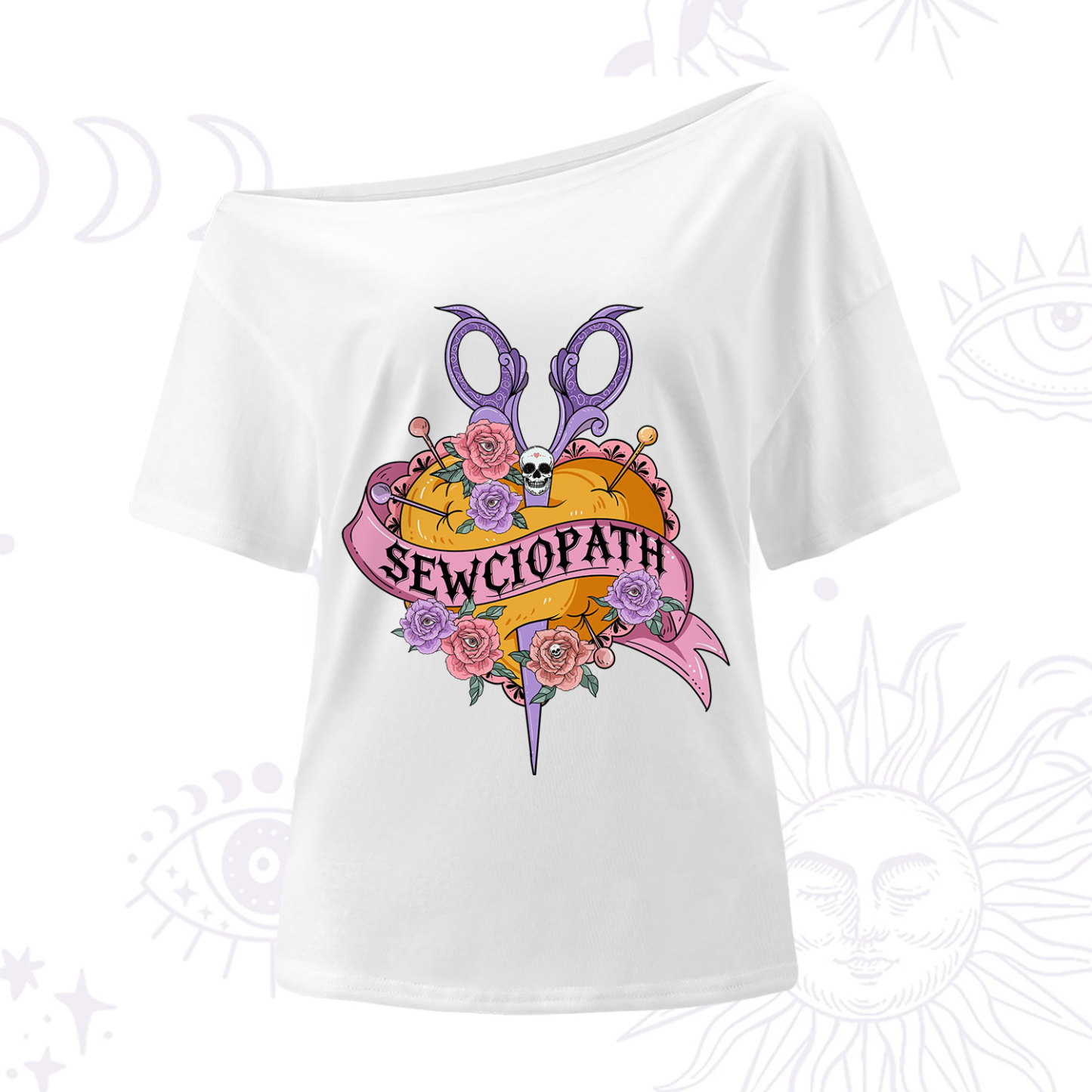 Purplehecate Sewciopath One Shoulder T-Shirt