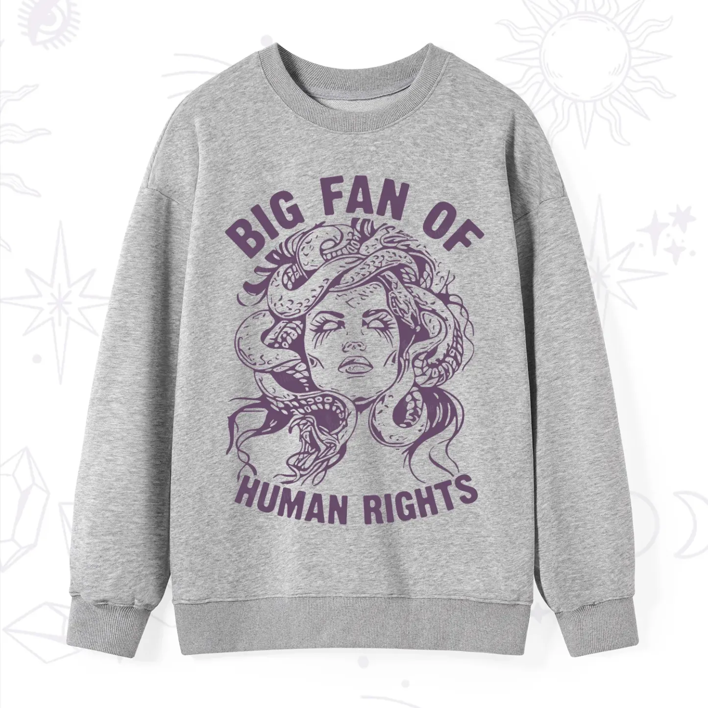 Purplehecate Big Fan of Human Rights Sweatshirt