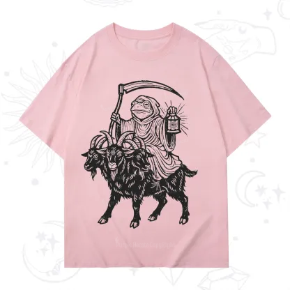 Purplehecate Death Frog Goat Rider T-Shirt