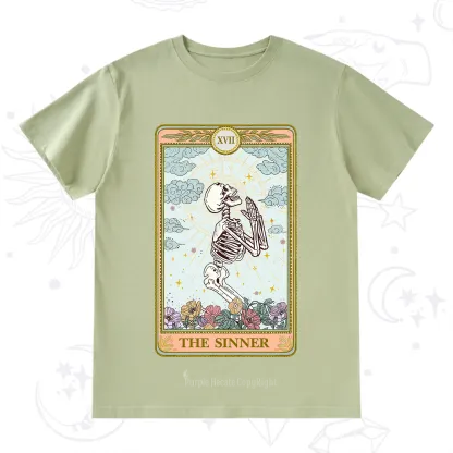 Purplehecate The Sinner Tarot Card T-Shirt