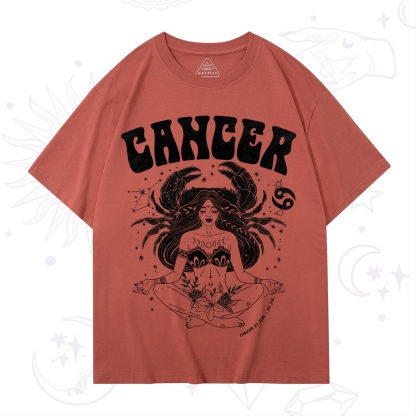 Purplehecate Cancer Zodiac Glyphs T-Shirt