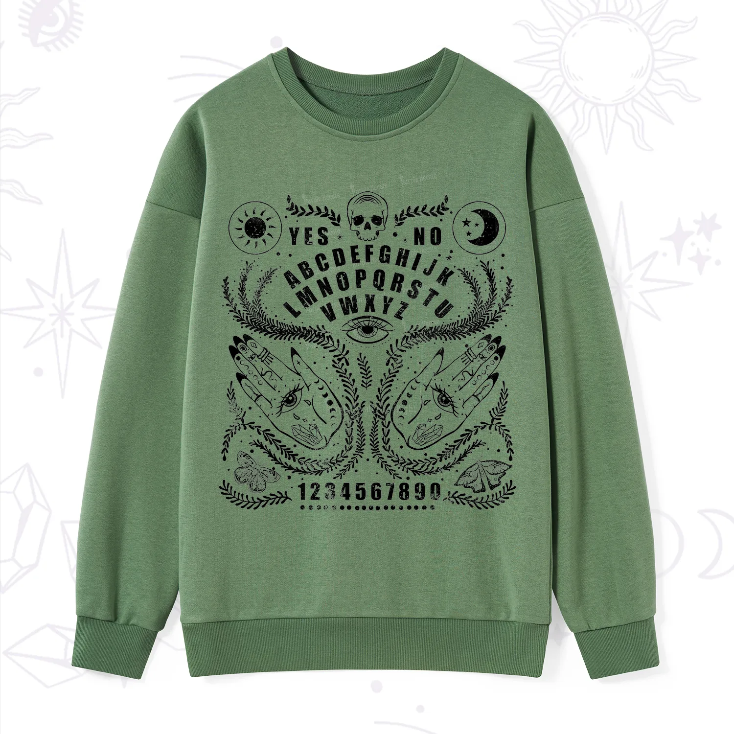 Purplehecate Ouija Spirit Board Sweatshirt