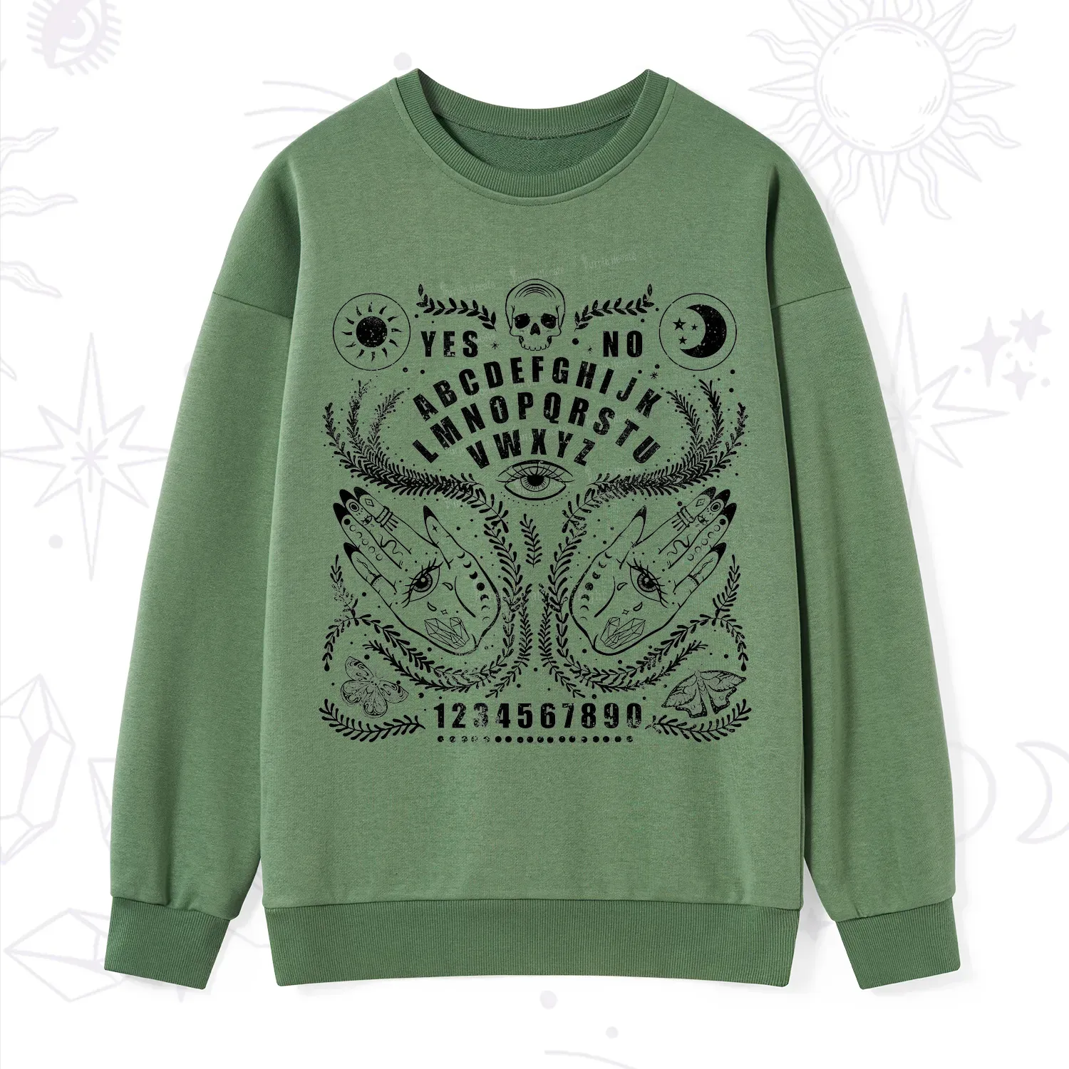 Purplehecate Ouija Spirit Board Sweatshirt