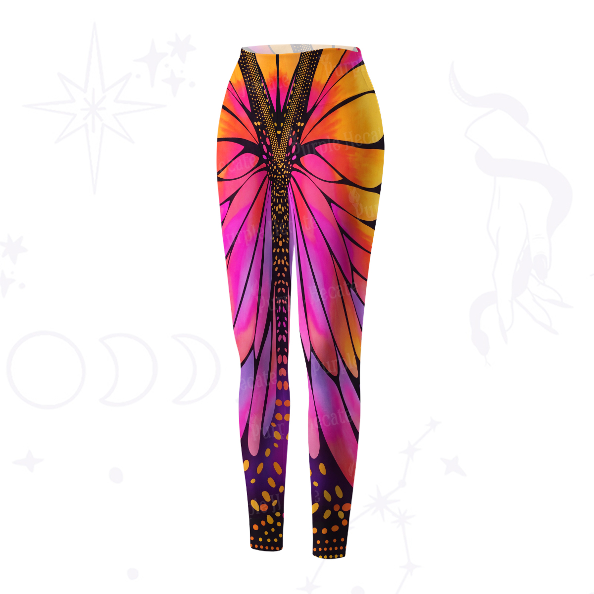 Purplehecate Butterfly Wings Yoga Pants