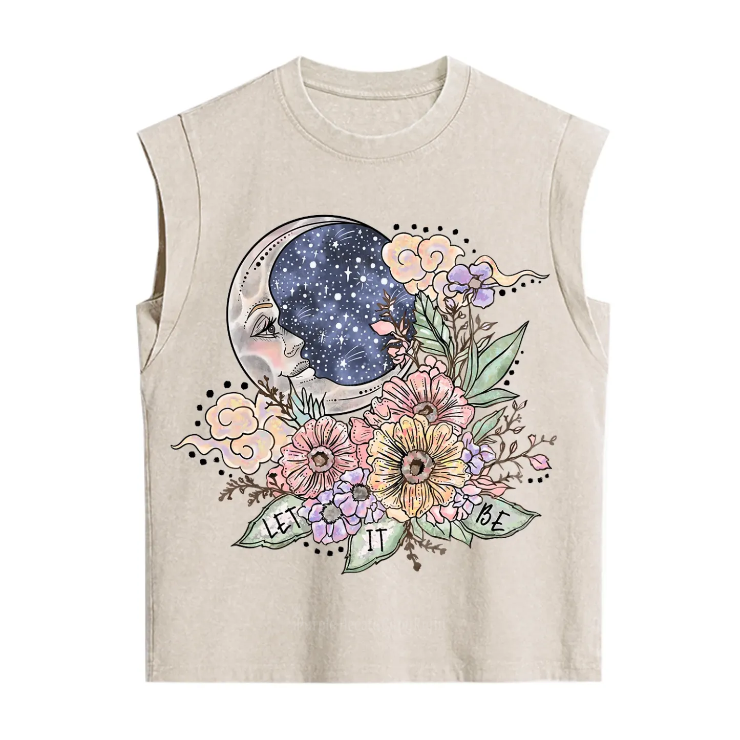 Purplehecate Let It Be Vintage Washed Tank