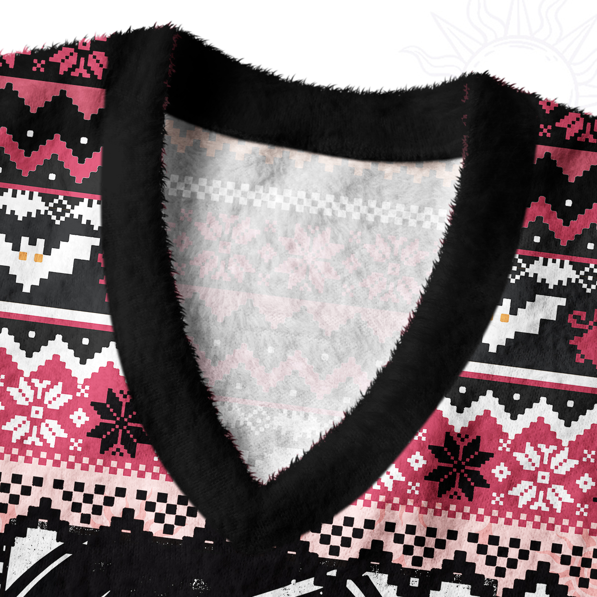 Purplehecate Stay Positive Ugly Sweater Vest