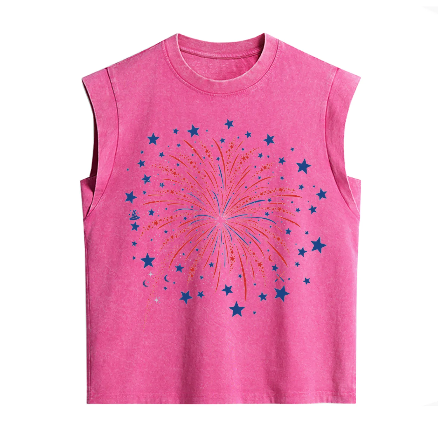  Purplehecate 4th Of July Firework Vintage Washed Tank