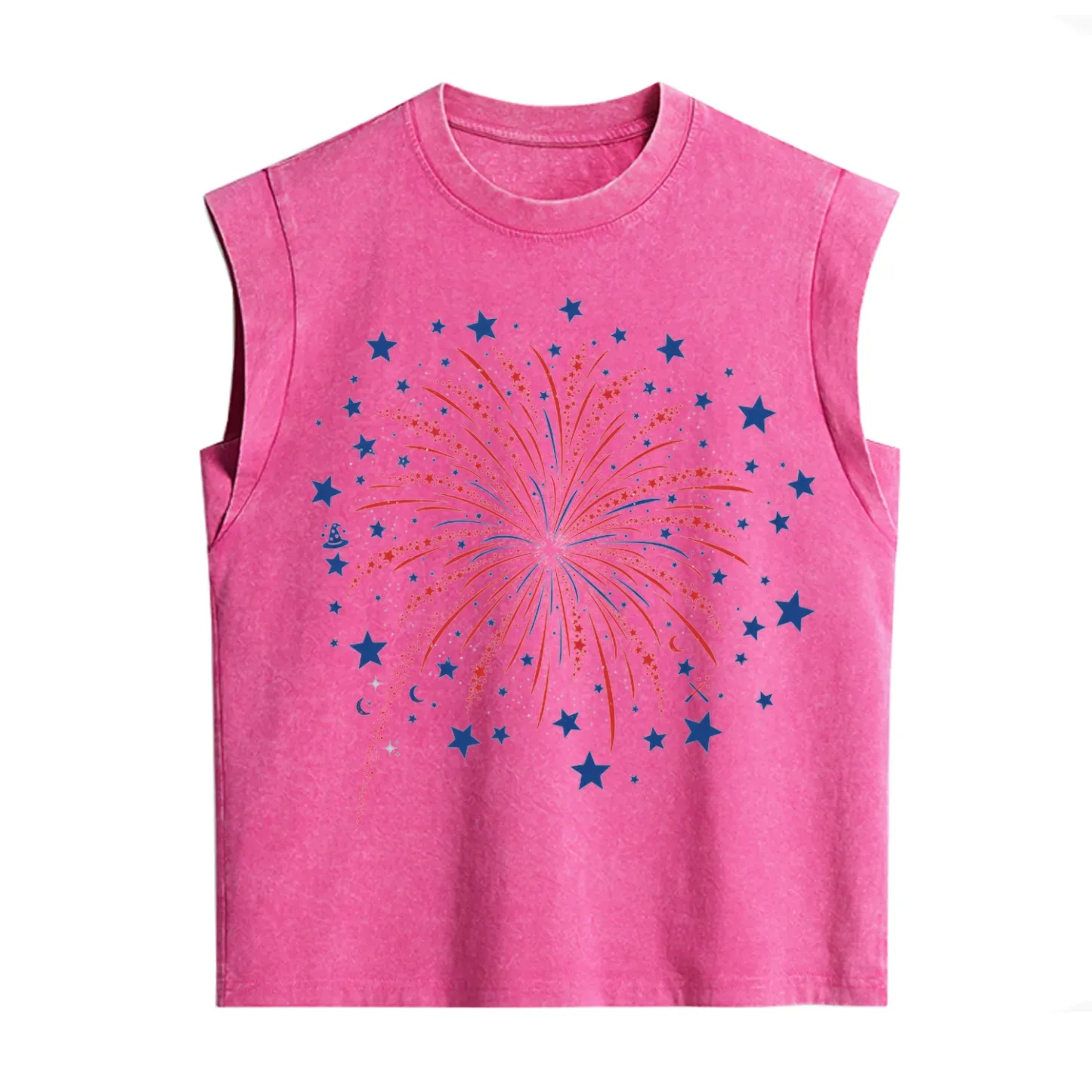  Purplehecate 4th Of July Firework Vintage Washed Tank