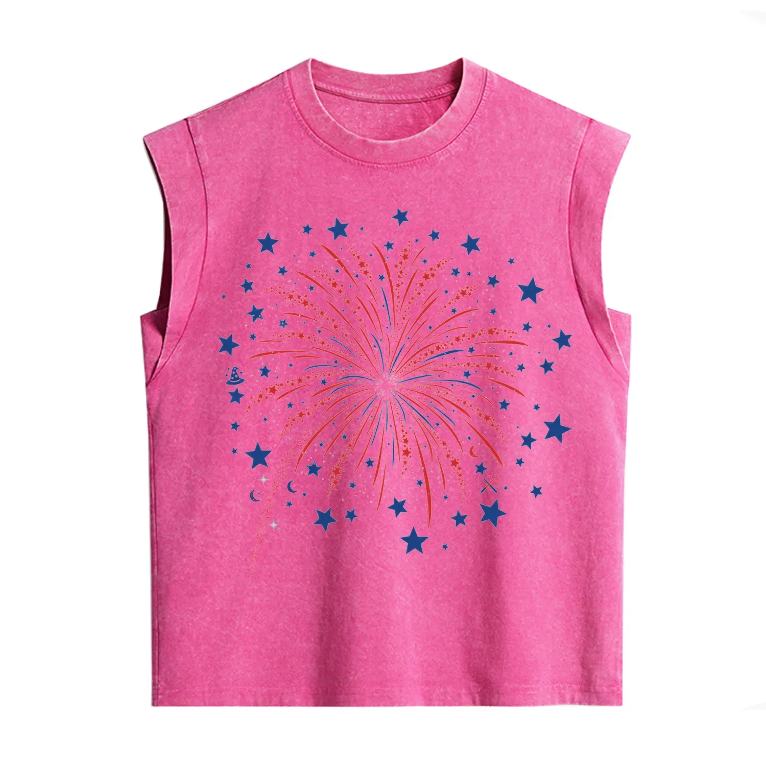  Purplehecate 4th Of July Firework Vintage Washed Tank