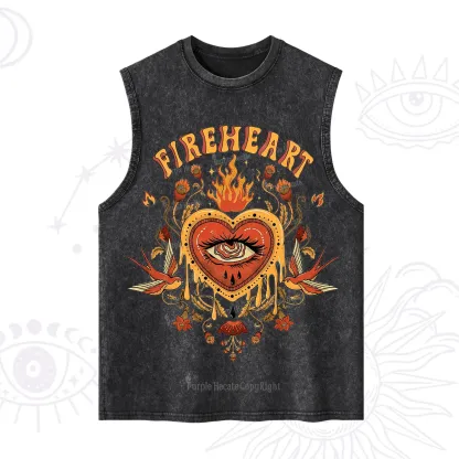Purplehecate Fireheart Washed Tank