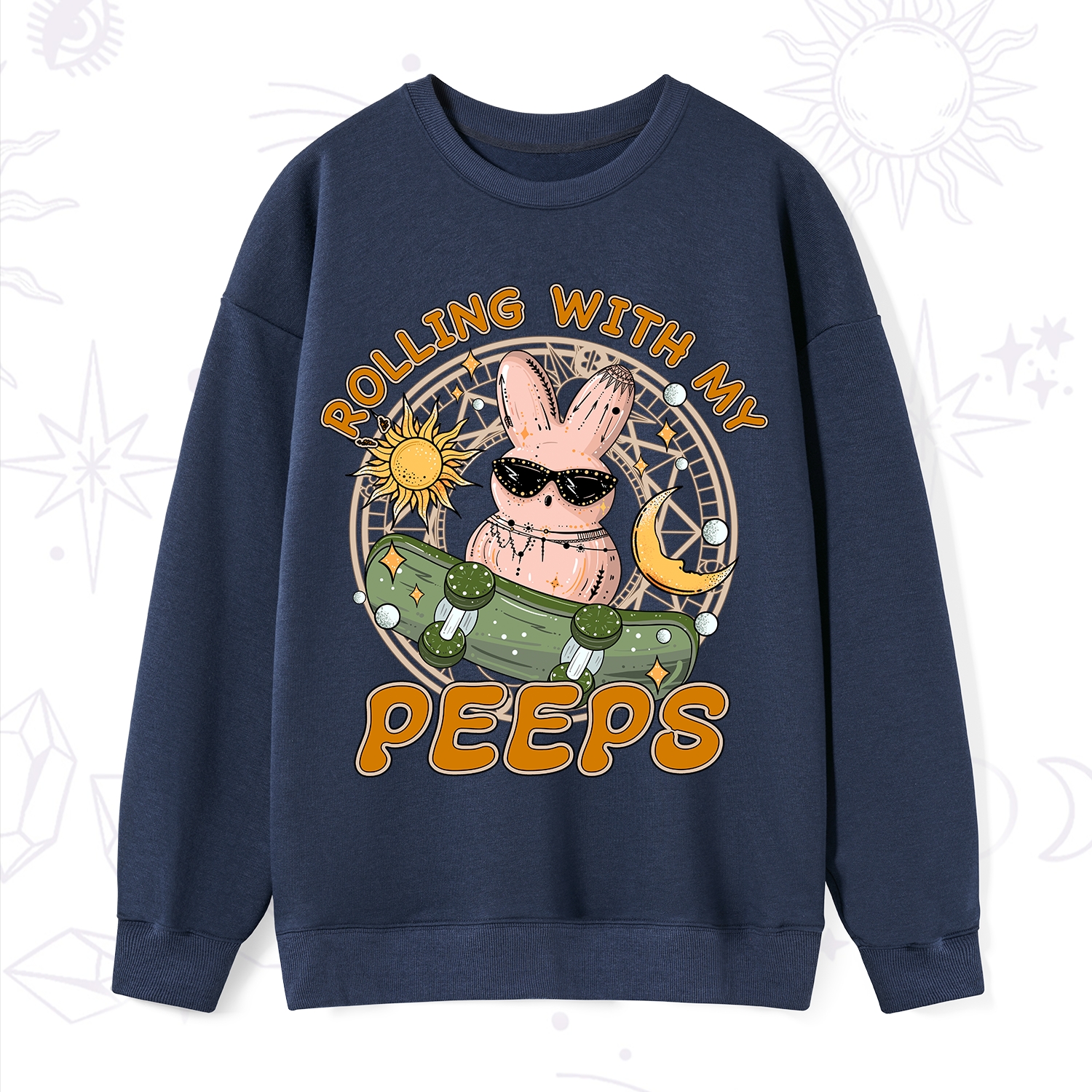 Purplehecate Rolling With My Peeps Sweatshirt