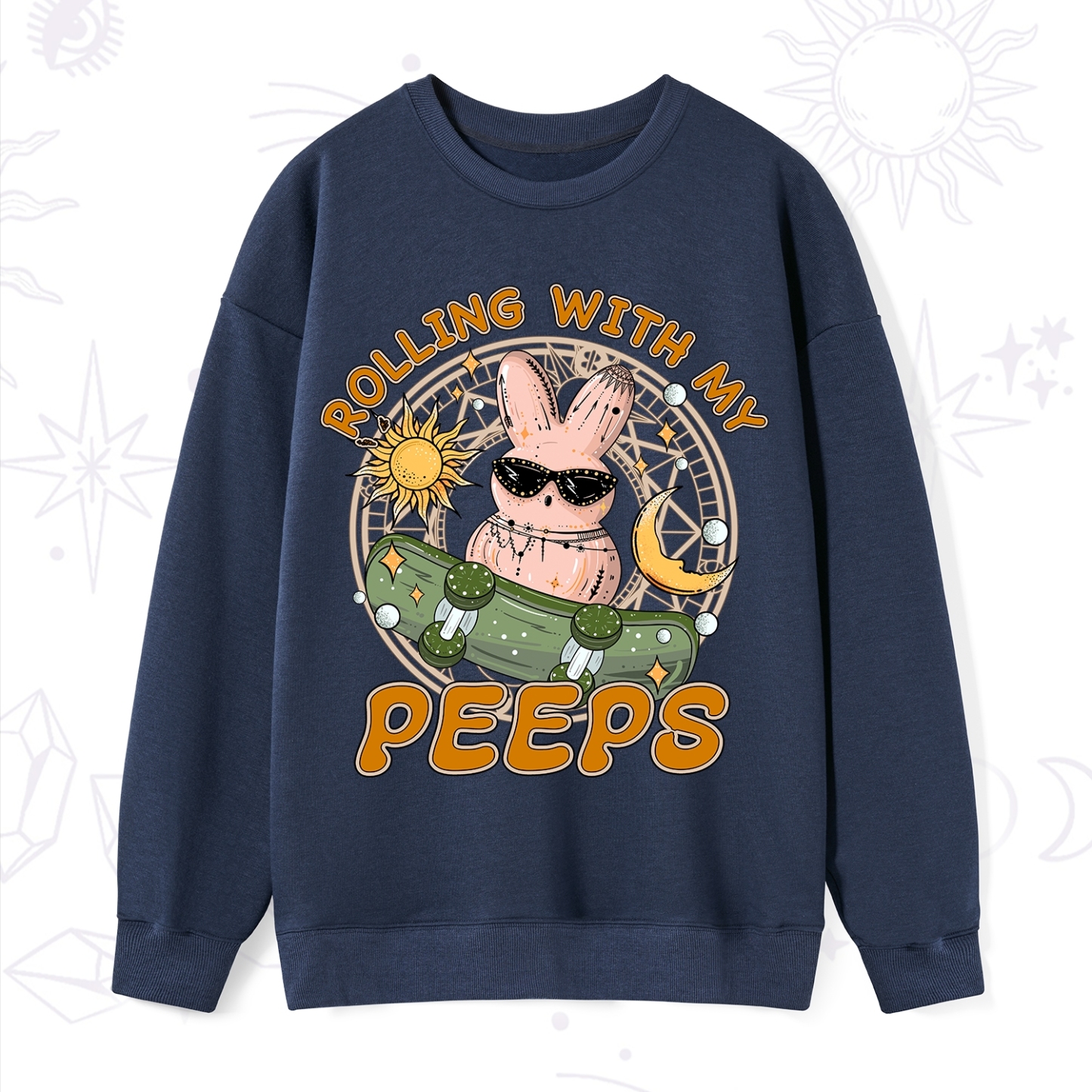 Purplehecate Rolling With My Peeps Sweatshirt