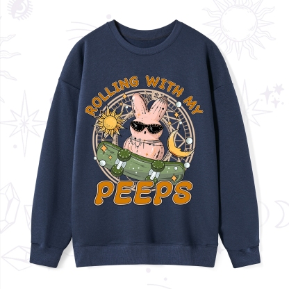 Purplehecate Rolling With My Peeps Sweatshirt