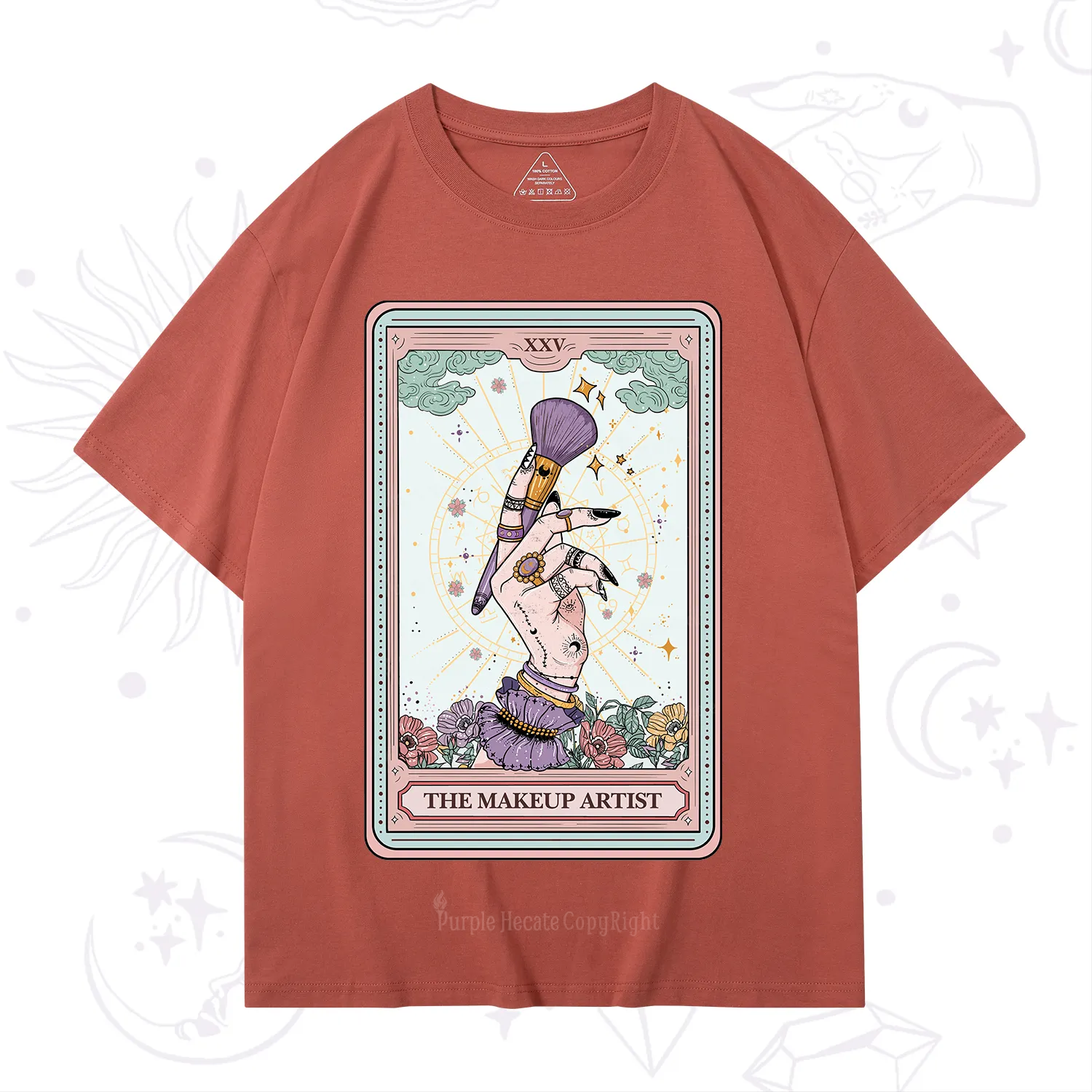 Purplehecate The Makeup Artist Tarot T-Shirt