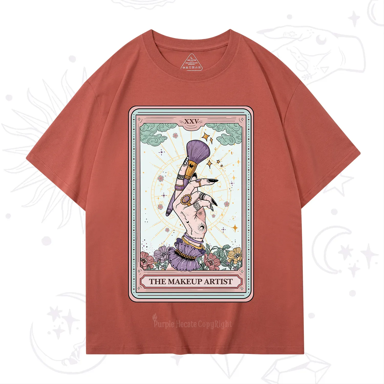 Purplehecate The Makeup Artist Tarot T-Shirt