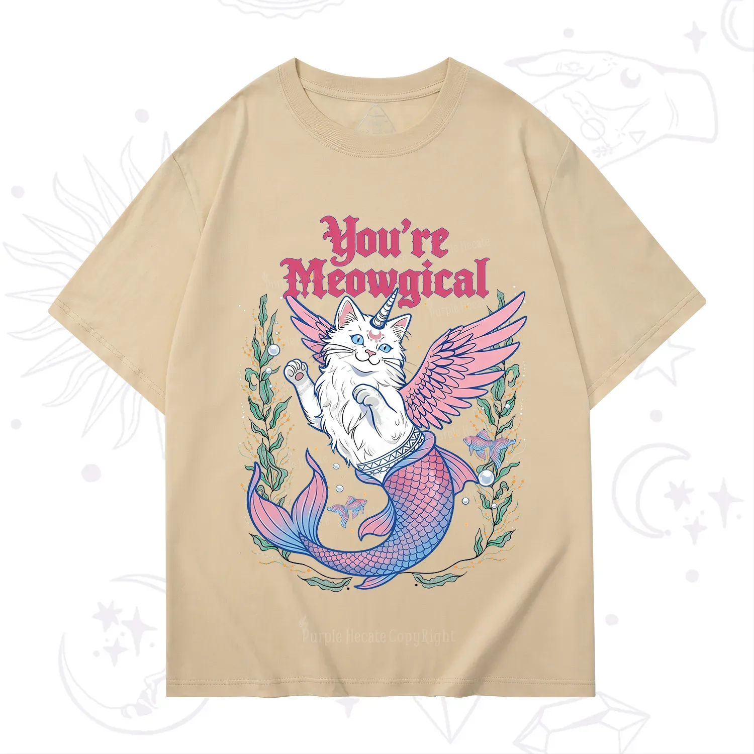 Purplehecate You're Meowgical T-Shirt