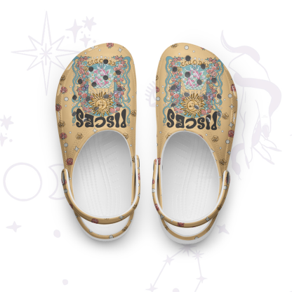 Purplehecate Pisces Spirit Zodiac Rubber Clogs