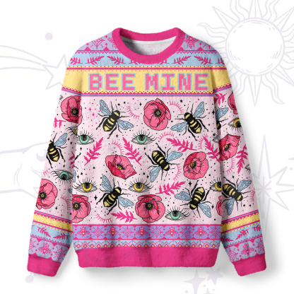 Purplehecate Be Mine Ugly Valentine Sweatshirt