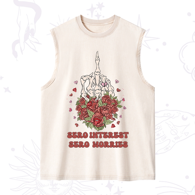 Purplehecate Zero Interest Zero Worries Washed Tank