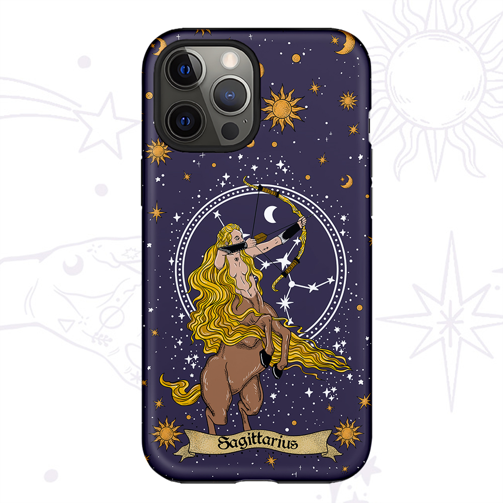 Purplehecate Sagittarius Zodiac Phone Case