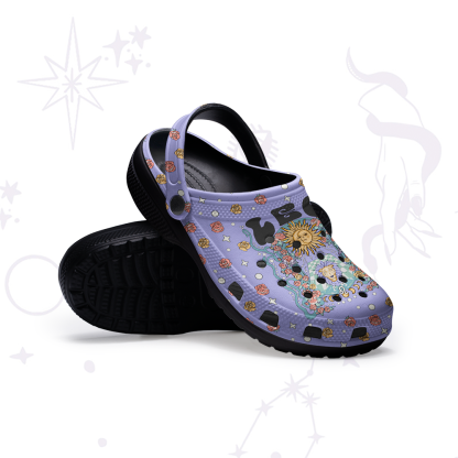 Purplehecate Leo Spirit Zodiac Rubber Clogs