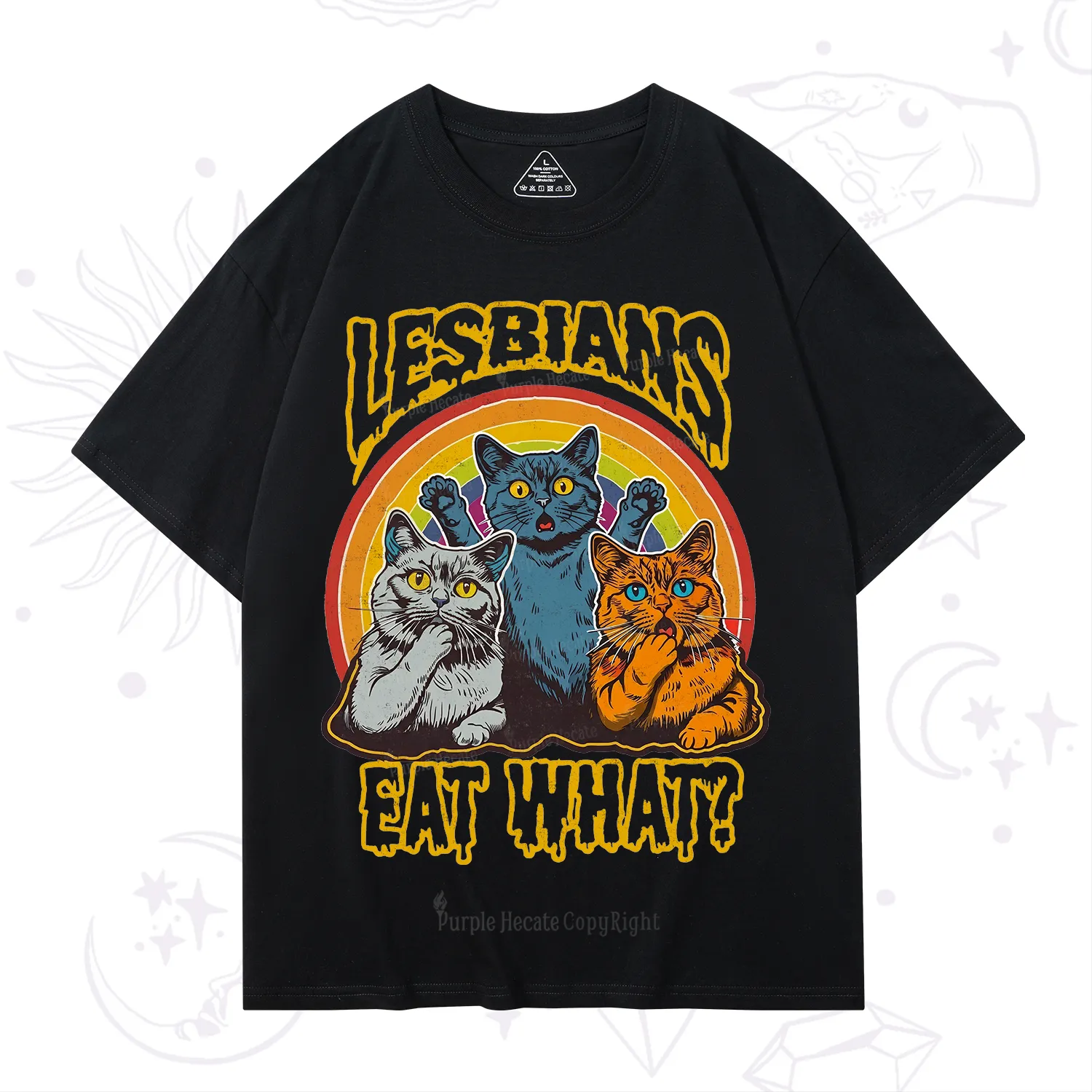 Purplehecate Lesbians eat what T-Shirt