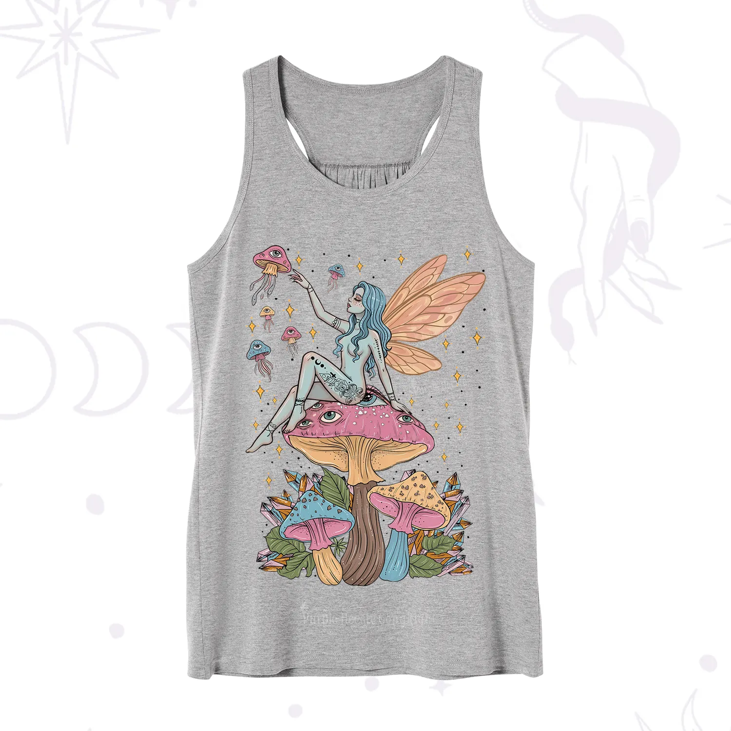 Purplehecate Celestial Fairy on Mushroom Tank