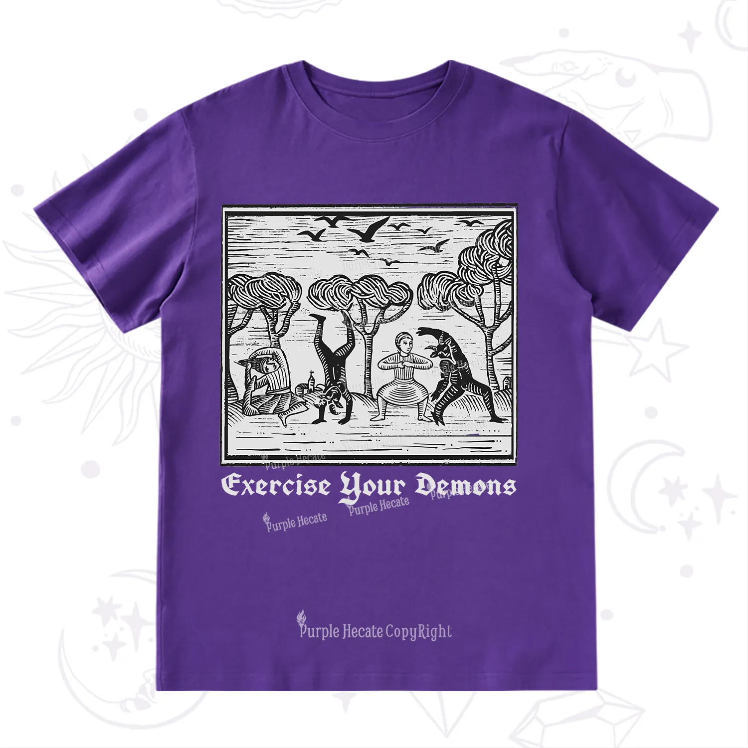 Purplehecate Exercise Your Demons T-Shirt