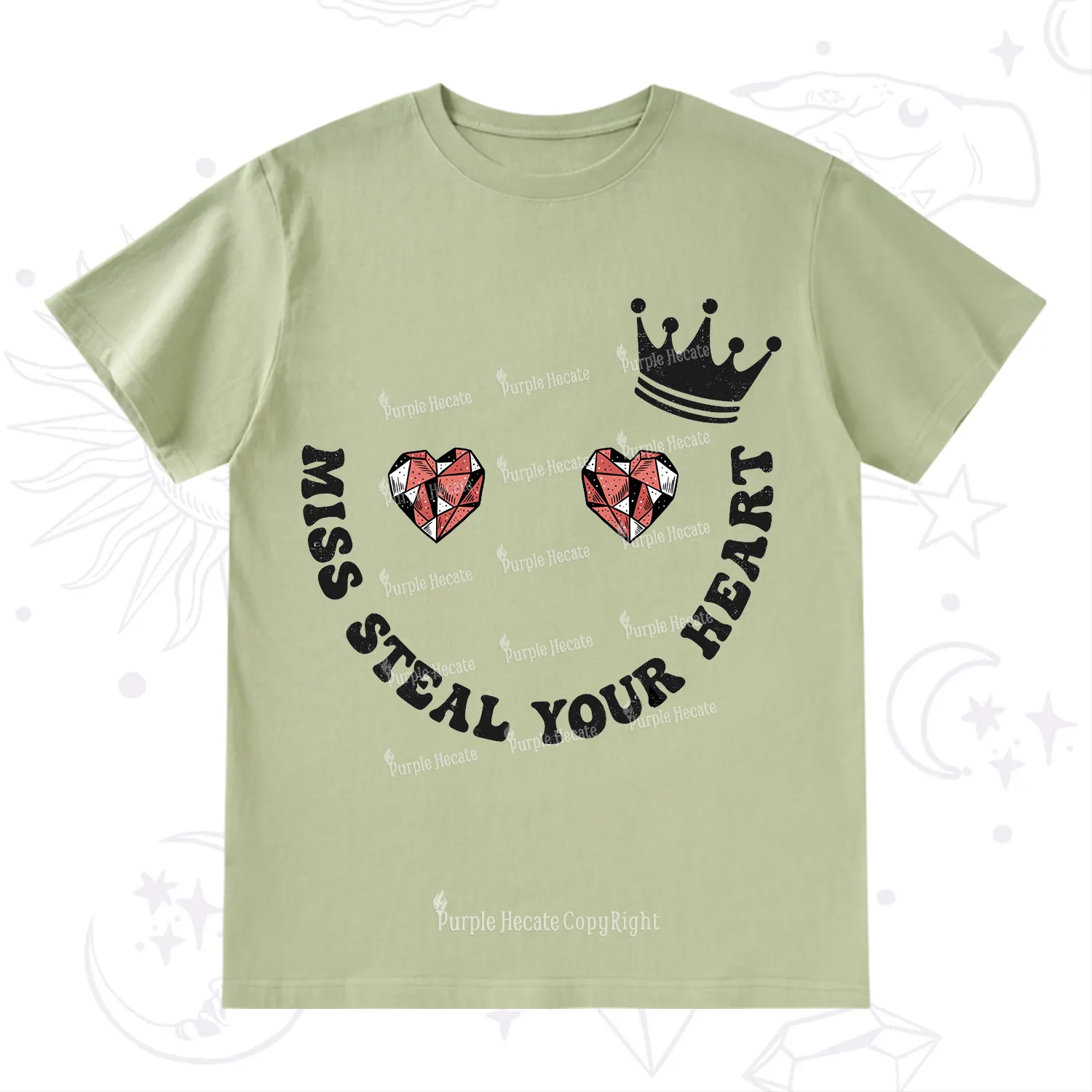 Purplehecate Miss Steal Your Heart Valentine T-Shirt