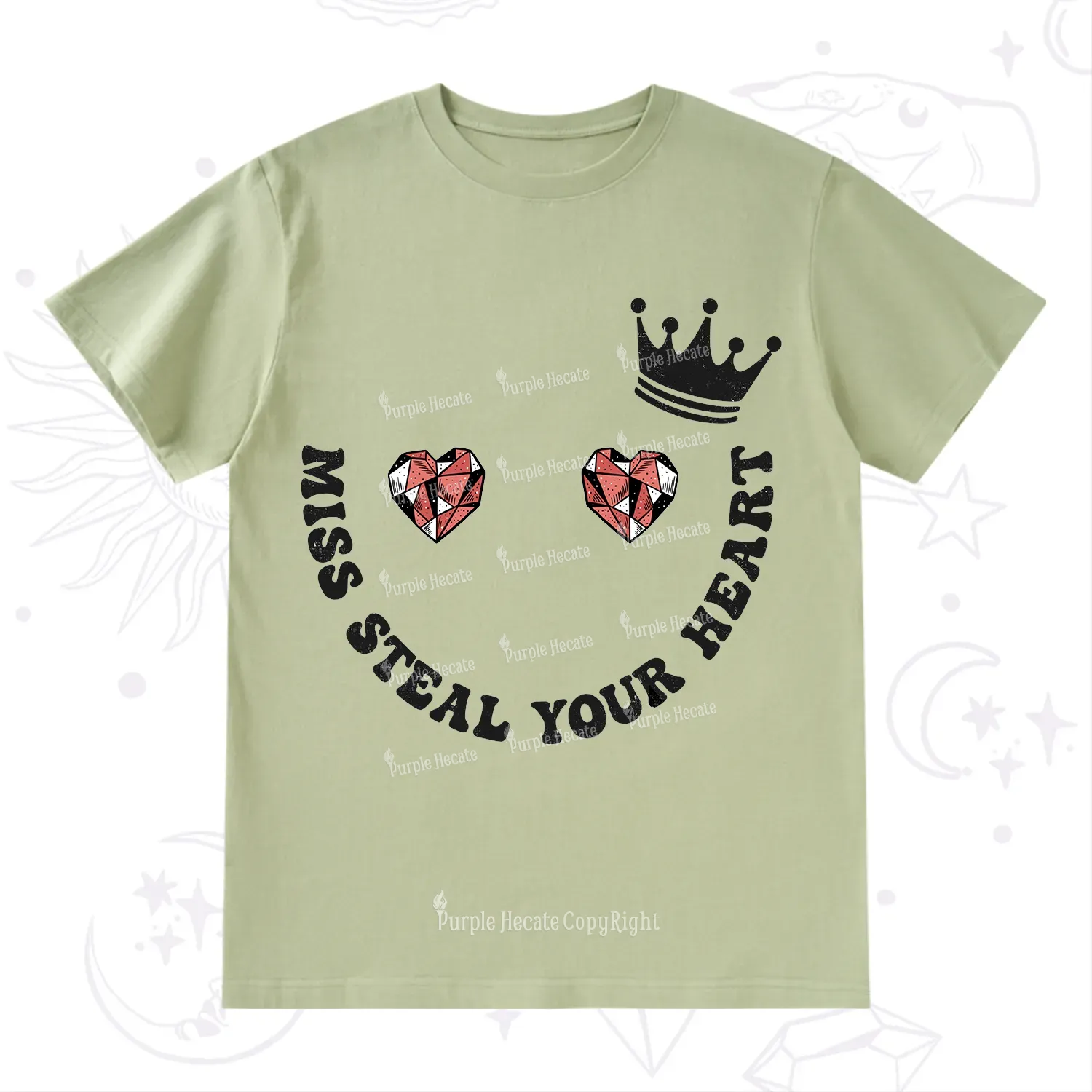 Purplehecate Miss Steal Your Heart Valentine T-Shirt