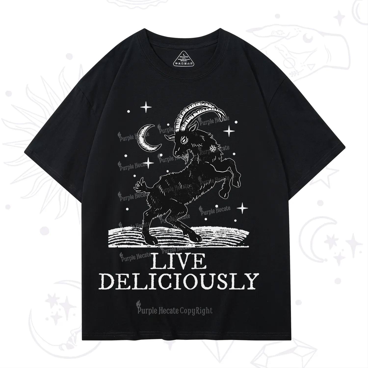 Purplehecate Live Deliciously T-Shirt