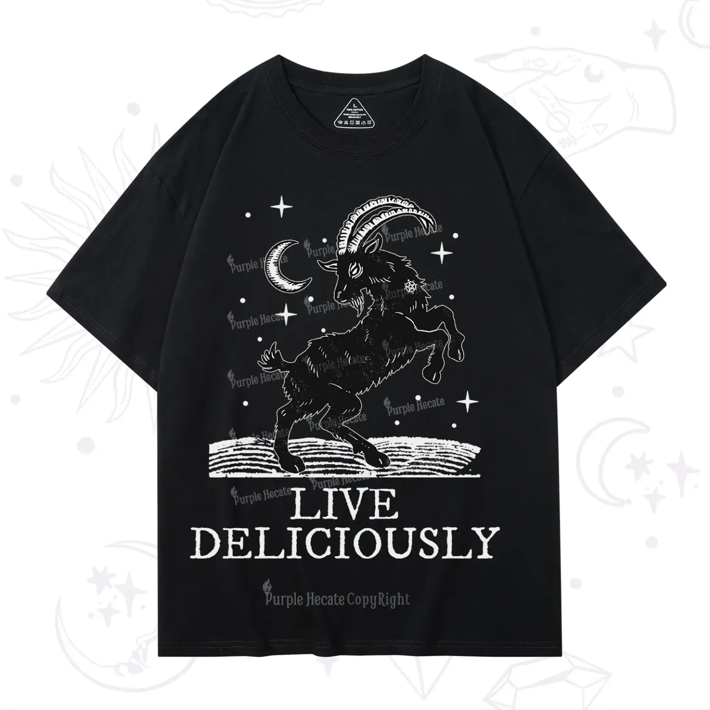 Purplehecate Live Deliciously T-Shirt