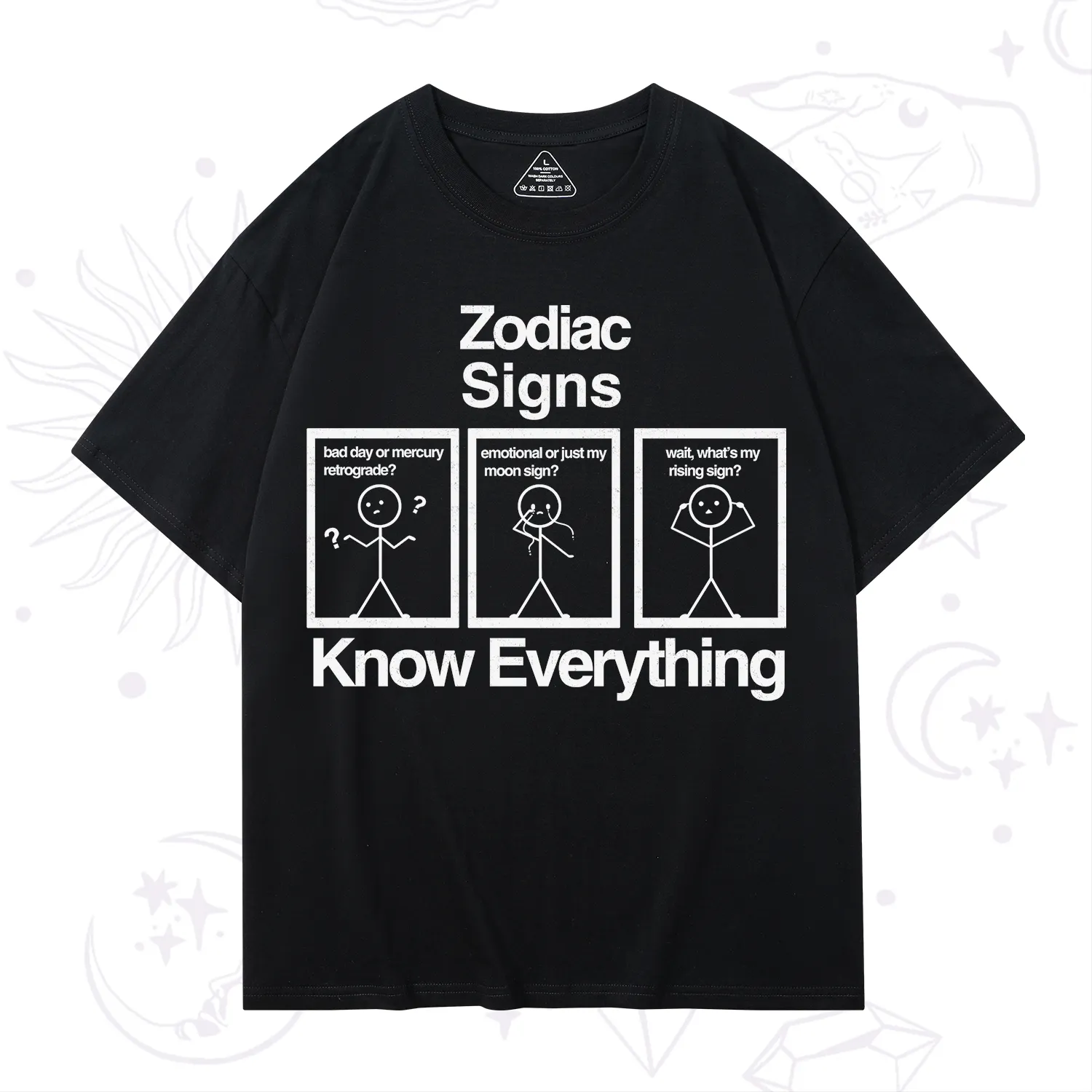 Purplehecate Zodiac Signs Know Everything T-Shirt