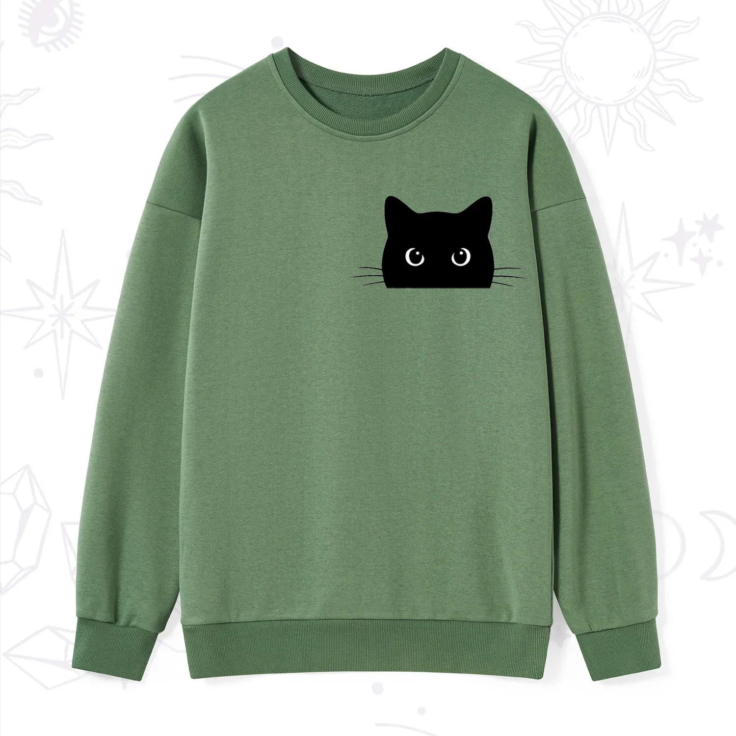 Purplehecate Black Cat Sweatshirt