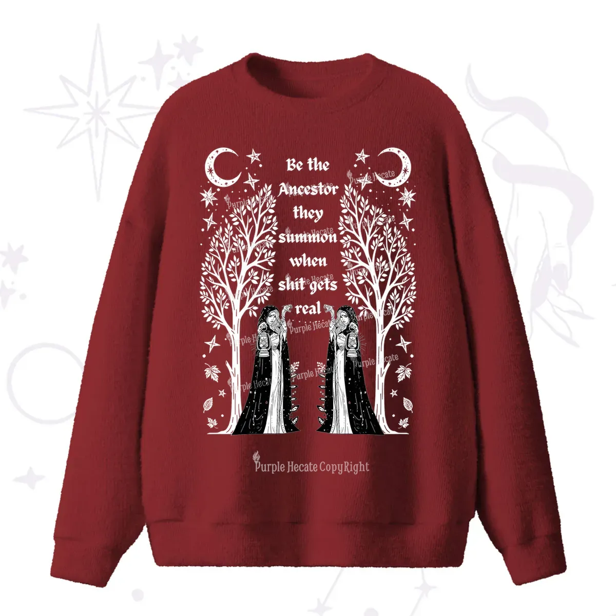 Purplehecate Be The Ancestor They Summon When Shit Gets Real Fuzzy Ugl